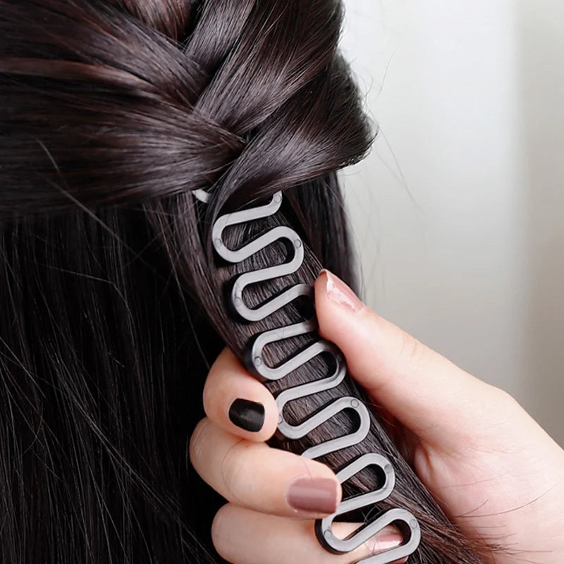 Wave Hair Braiding Roller Tool Set | 3 & 4 Pc Twist Styler Hair Braiding Tool QXL