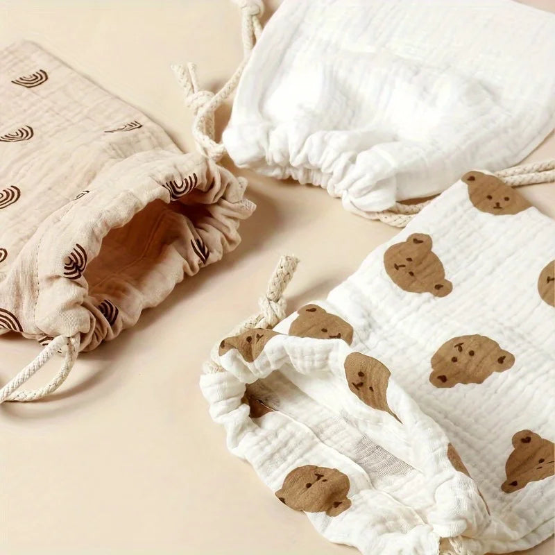 Drawstring Canvas Storage Bags | Printed Dust-Proof Organizers Drawstring Storage Bag QXL