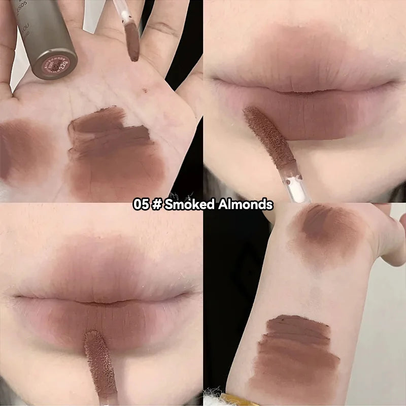 DIXI Mini Matte Lip Glaze – Velvet Latte Shade Lipstick 2g Matte Lip Glaze QXL 05