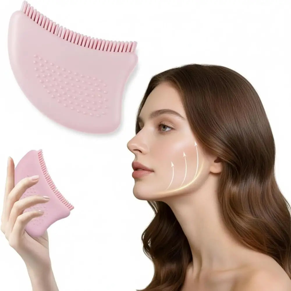 Silicone Face Massage Brush | Skin Sculpting Contouring Tool Facial Massage Brush QXL