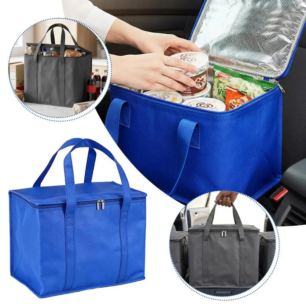 Insulated Lunch Cooler Tote Bag | Leakproof Thermal Food Bag Insulated Lunch Bag QXL
