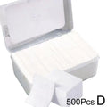 450–600 Pcs Disposable Cotton Makeup Remover Pads | Soft Facial Makeup Remover Pads QXL D 500pcs CN