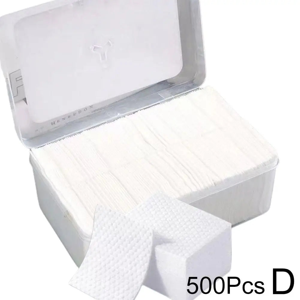 450–600 Pcs Disposable Cotton Makeup Remover Pads | Soft Facial Makeup Remover Pads QXL D 500pcs CN
