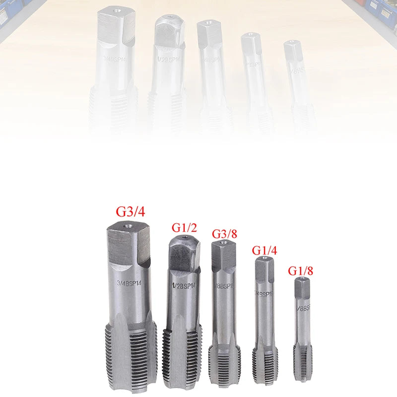 HSS BSP Taper Pipe Tap G1/8–G3/4 | Thread Cutting Tool Taper Pipe Tap QXL