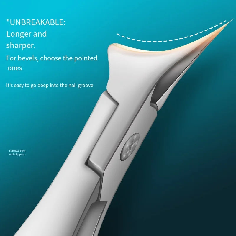 Stainless Steel Cuticle Nipper & Nail Clipper – Sharp Tip Cuticle Nipper QXL