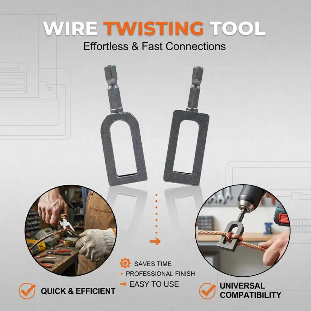 Drill Wire Twister Tool | Hex Bit for Fence & Cable Tying Wire Tying Drill Bit QXL