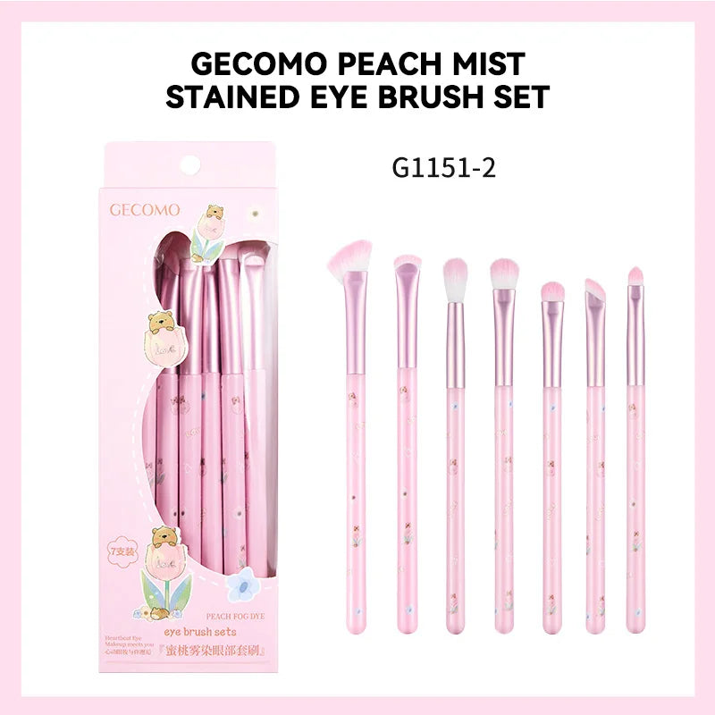 GECOMO 8-Piece Eye Makeup Brush Set | Detail & Shading Eye Makeup Brush Set QXL G1151-2