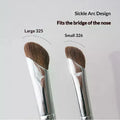 YOVIP 2-Pack Sickle Nose Contour Brush | Soft Synthetic Bristles Nose Contour Brush QXL Default Title