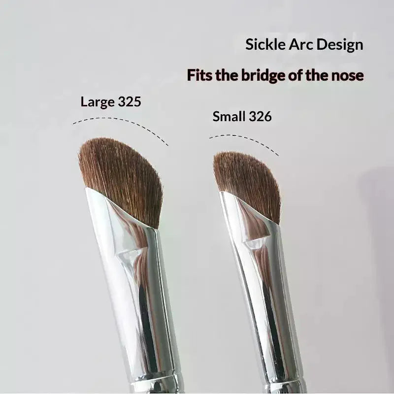 YOVIP 2-Pack Sickle Nose Contour Brush | Soft Synthetic Bristles Nose Contour Brush QXL Default Title