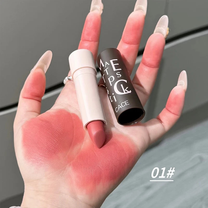 CACE Velvet Matte Lipstick | Waterproof Long-Lasting Lip Stain Matte Lipstick QXL 01