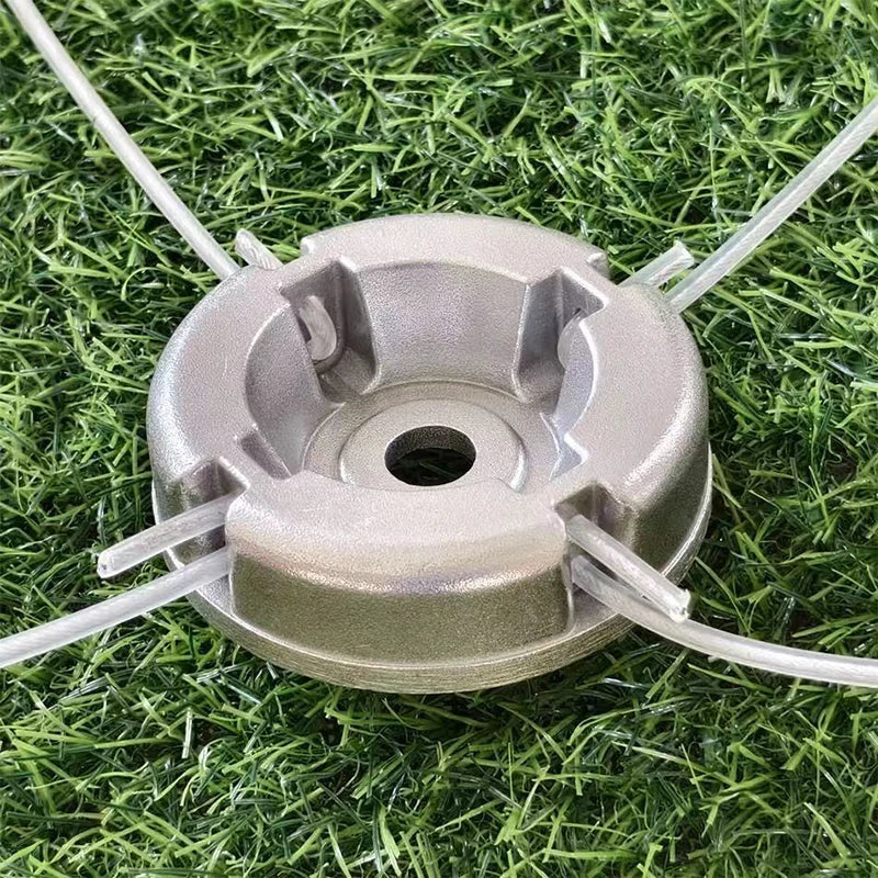 Universal Aluminum Alloy Trimmer Head with Nylon Mowing Line Trimmer Head QXL Default Title