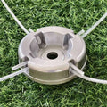 Universal Aluminum Alloy Trimmer Head with Nylon Mowing Line Trimmer Head QXL Default Title