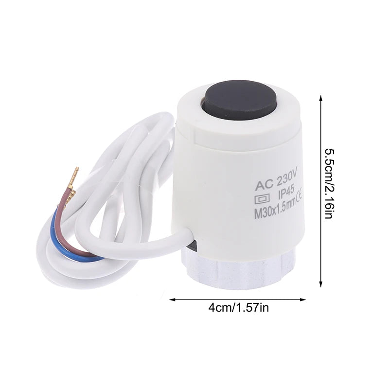 230V Normally Open Thermal Actuator | M30×1.5 Underfloor Heating Thermal Actuator QXL