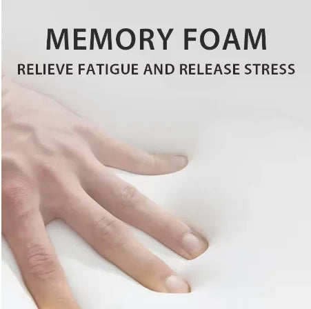 Satin Memory Foam Pillow | Anti-Wrinkle Neck Support Memory Foam Pillow QXL