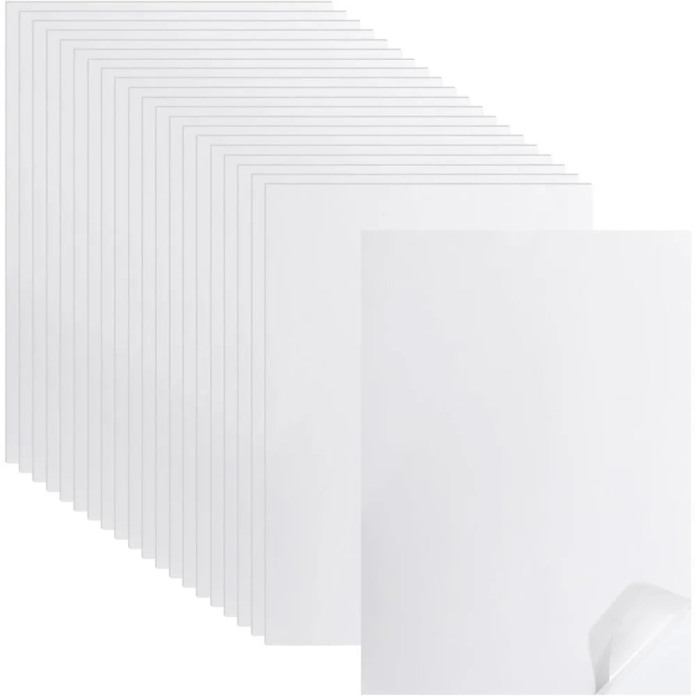 A4 Printable Vellum Self-Adhesive Paper 20-Pack | Laser Printer Printable Vellum Paper QXL AECH04-12938