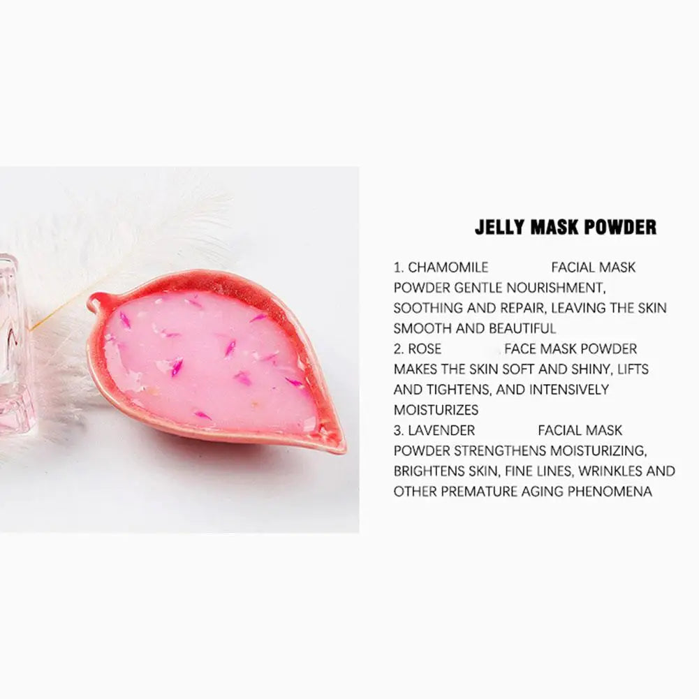 650g Rose Jelly Mask Powder | Hyaluronic Acid & Vitamin C Facial Mask Powder QXL