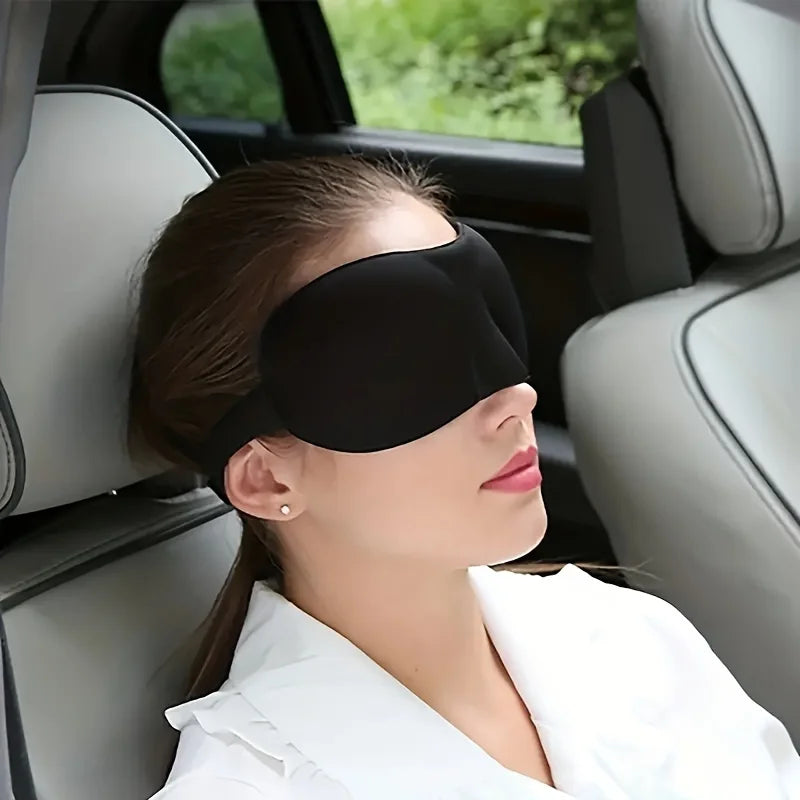 Ultra-Soft Sleep Eye Mask | Light Blocking & Adjustable Sleep Eye Mask QXL
