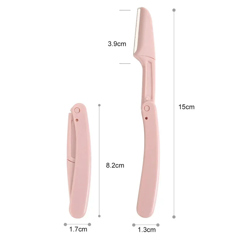 3-Pack Women's Eyebrow & Facial Hair Trimmer Shavers Facial Hair Trimmer QXL