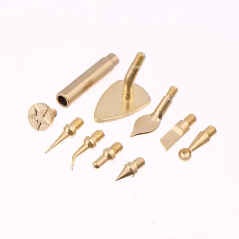 Brass Heat Insert Nut Tips M2–M8 | 3D Printer Soldering Kit Heat Insert Tip Kit QXL
