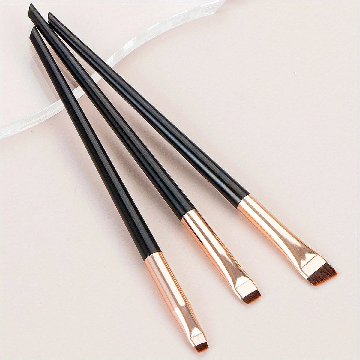 3-Piece Eye Makeup Brush Set | Eyeliner, Brow & Shadow Eye Makeup Brush Set QXL