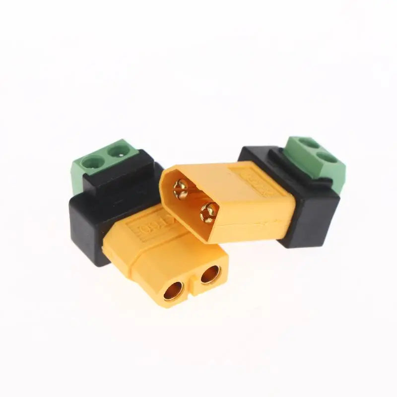XT60 to 2-Pin Solderless Adapter Connector for UAV & Charger Power Connector Adapter QXL