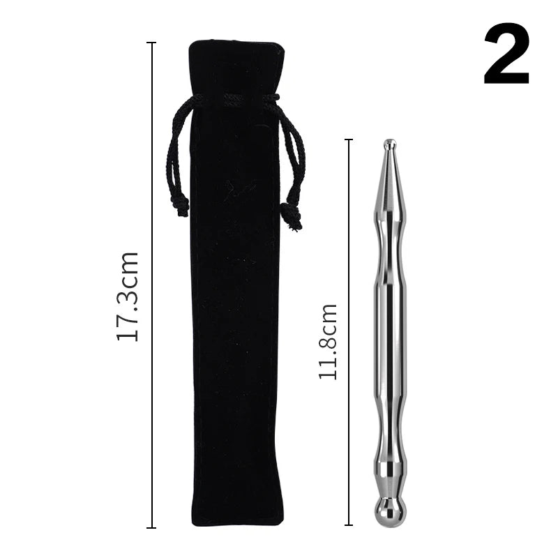 Stainless Steel Acupressure Wand | Reflexology Massage Tool Acupressure Massage Wand QXL 2