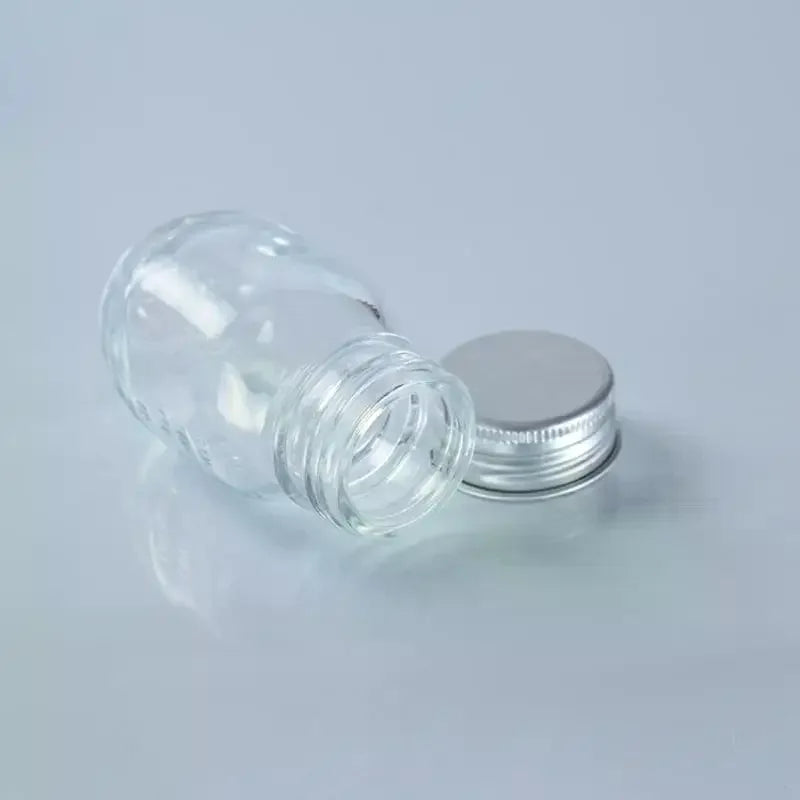 30ml Refillable Glass Bottle with Leak-Proof Lid | Multi-Use Refillable Glass Bottle QXL
