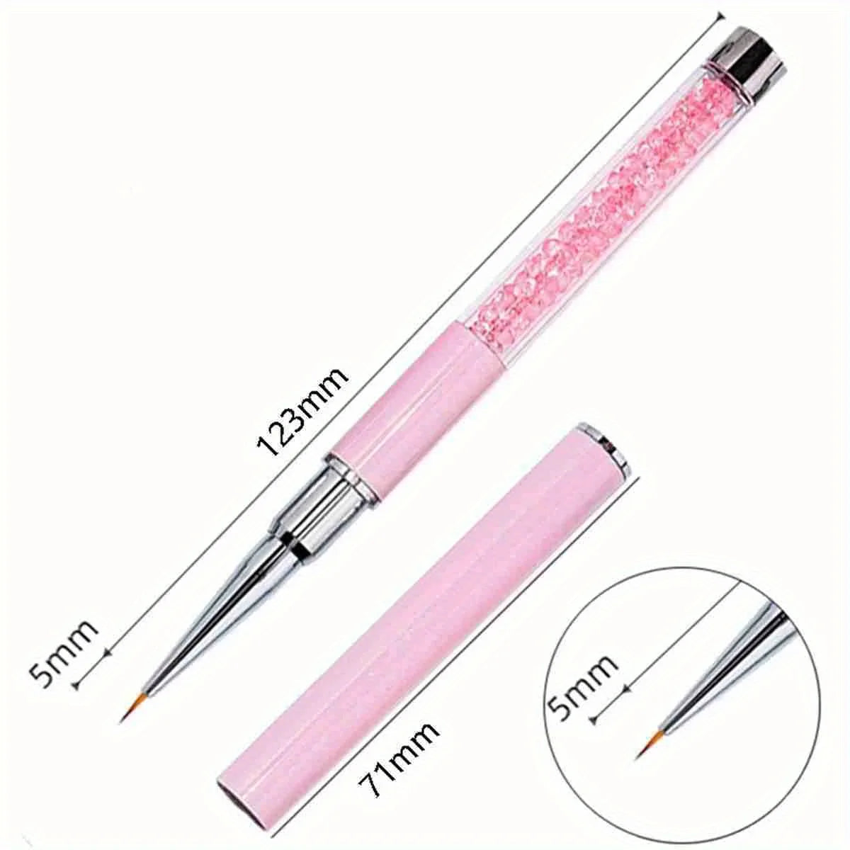 UV Gel Nail Art Liner Brush | Ultra-Thin Stripe Drawing Pen Nail Art Liner Brush QXL