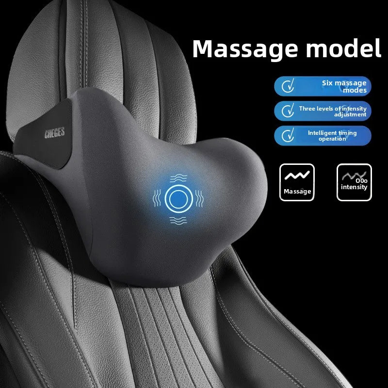 Memory Foam Car Neck Pillow & Lumbar Support Cushion Car Seat Cushion Set QXL C