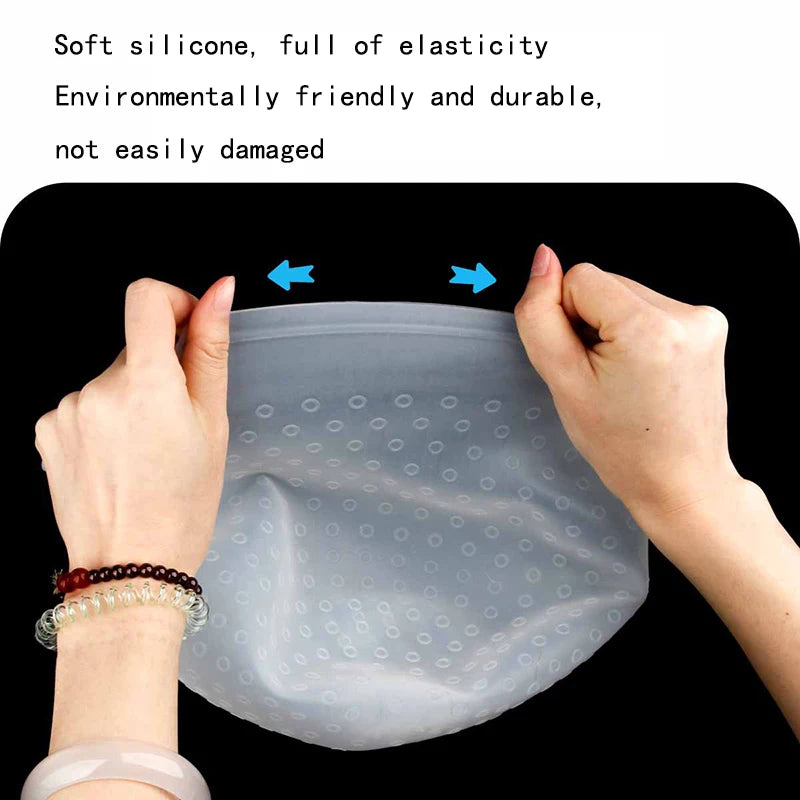 Reusable Silicone Hair Highlight Cap with Hook Needle Hair Highlighting Cap QXL