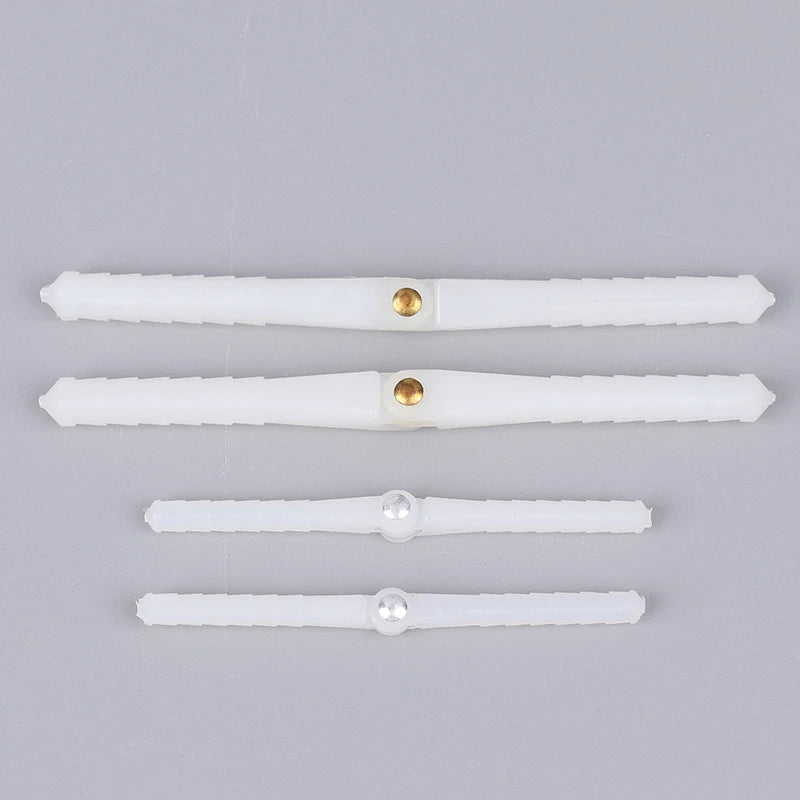 10-Pack RC Airplane Plastic Pin Hinges | 2.5mm & 4.5mm Wing Parts RC Model Hinge QXL