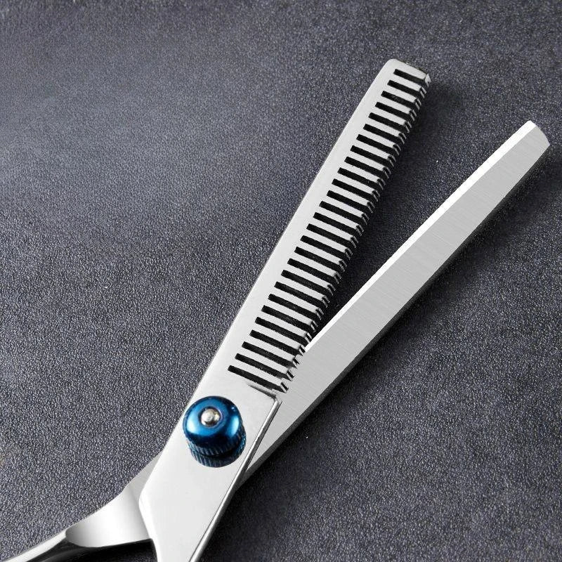 6.5" Professional Thinning Scissors | Stainless Steel Barber Shears Hair Thinning Scissors QXL