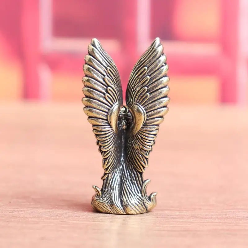 Brass Guardian Angel Miniature Figurine | Desk & Home Décor Miniature Figurine QXL