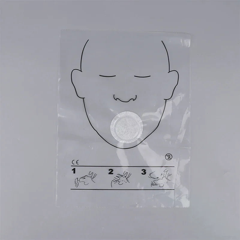30-Pc Disposable CPR Face Shield Roll | First Aid Training Mask CPR Training Mask QXL