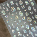 5D England Nail Art Stickers – Shiny Transfer Decals | NAILFYOU Nail Art Stickers QXL 1pcs Ta249