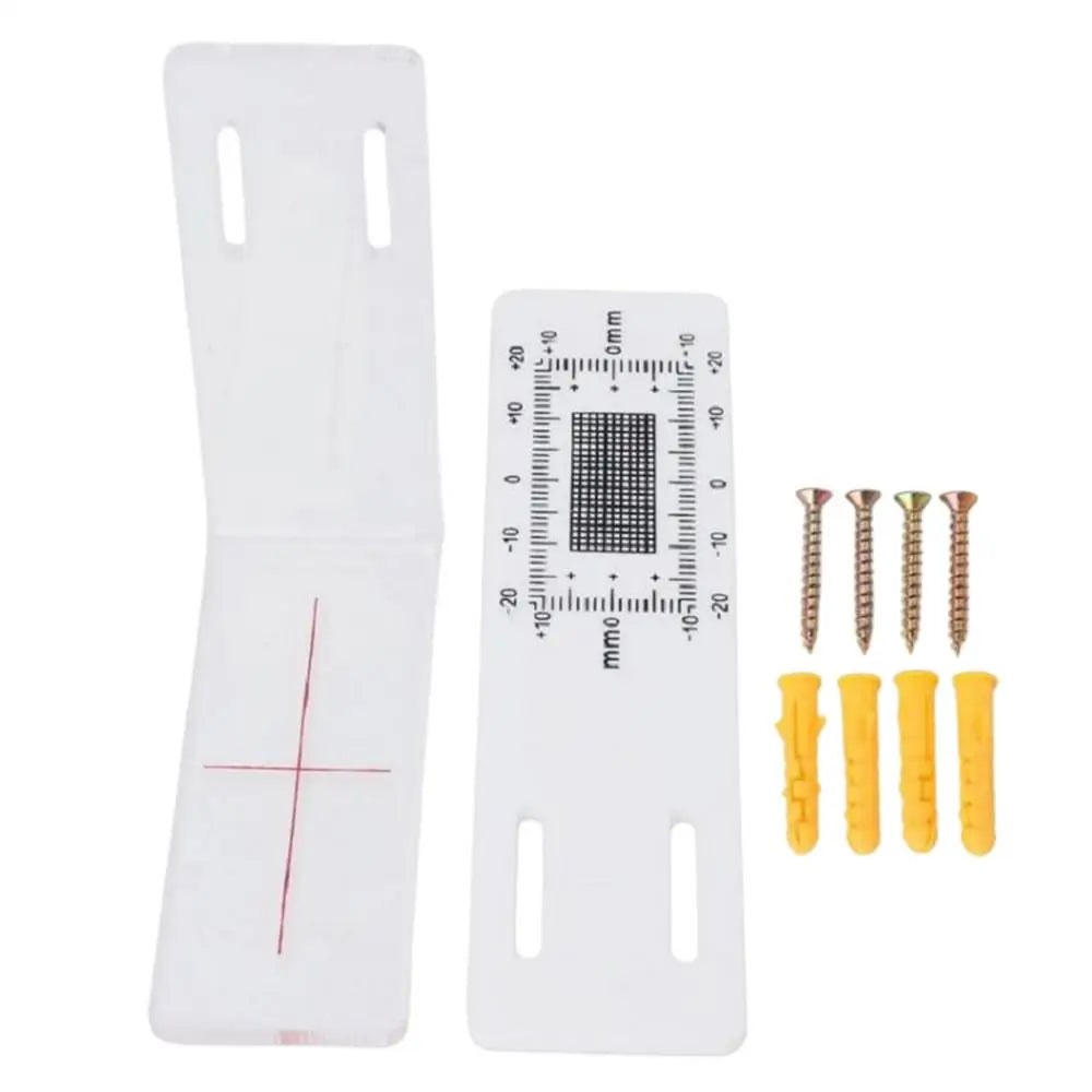 L-Shape Acrylic Crack Monitor | Wall Crack Detection Gauge Crack Monitoring Gauge QXL 1set