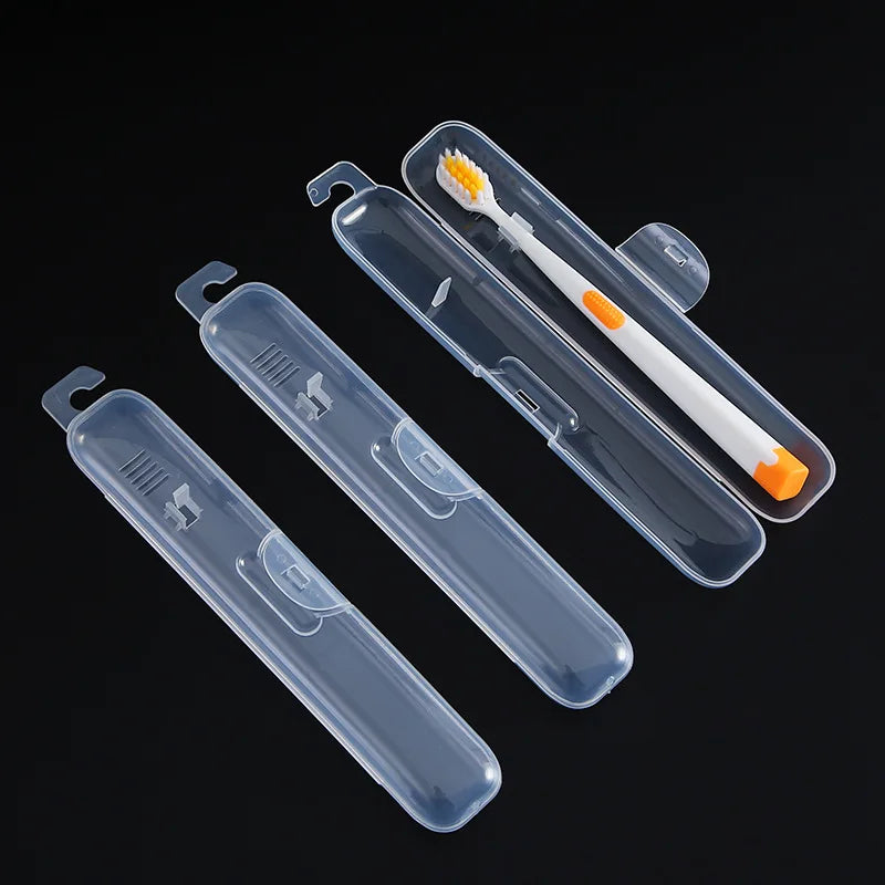 Transparent Travel Toothbrush Case | Portable PP Holder Box Toothbrush Travel Case QXL