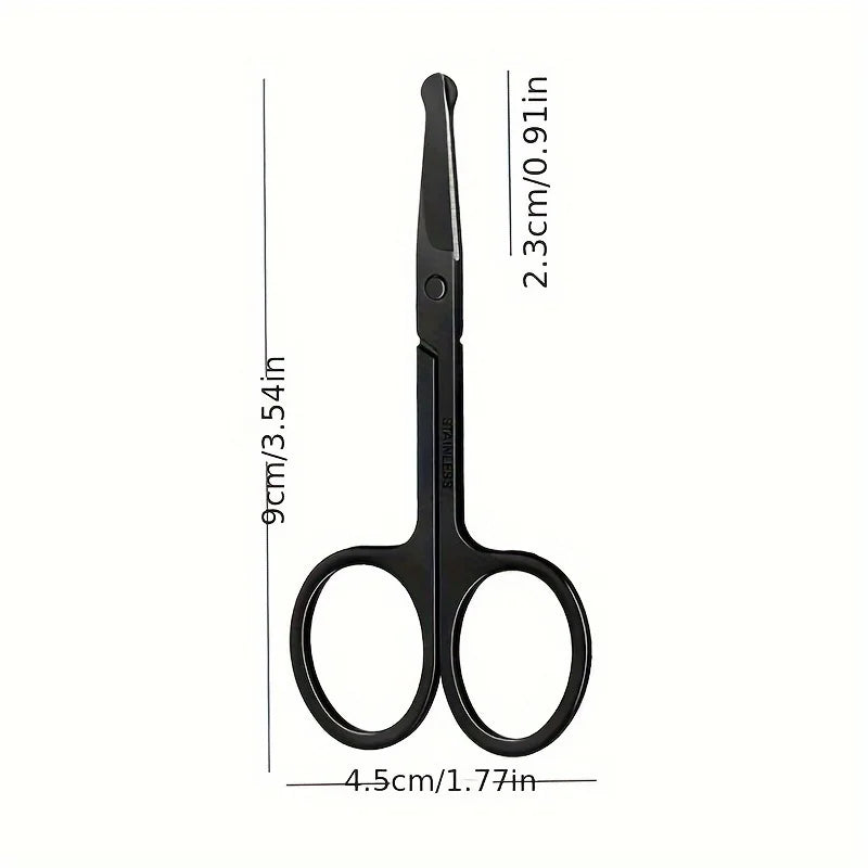 Precision Round-Tip Trimming Scissors | Nose & Grooming Tool Grooming Scissors QXL