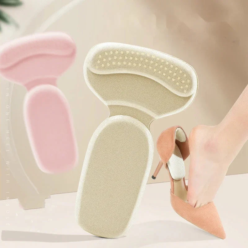 T-Shape Sponge Heel Cushion Pads & Protectors for Women Heel Cushion Pads QXL