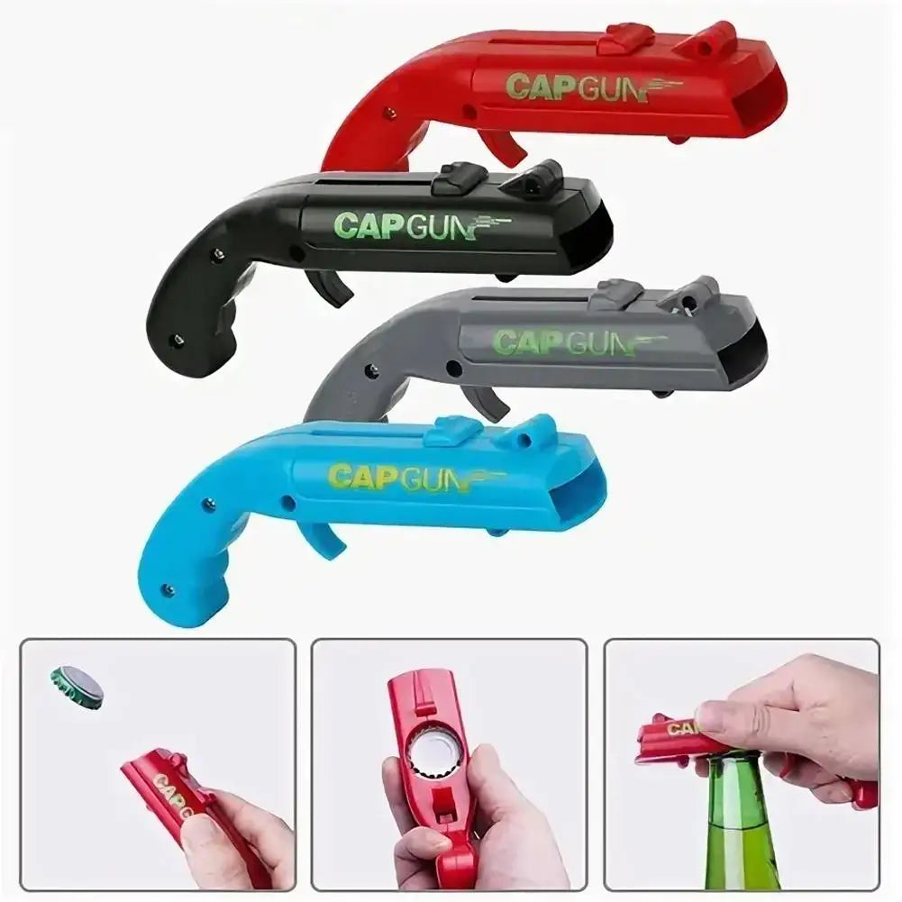 Cap Gun Ejection Bottle Opener | Fun Beer Opener Bar Gift Novelty Bottle Opener QXL