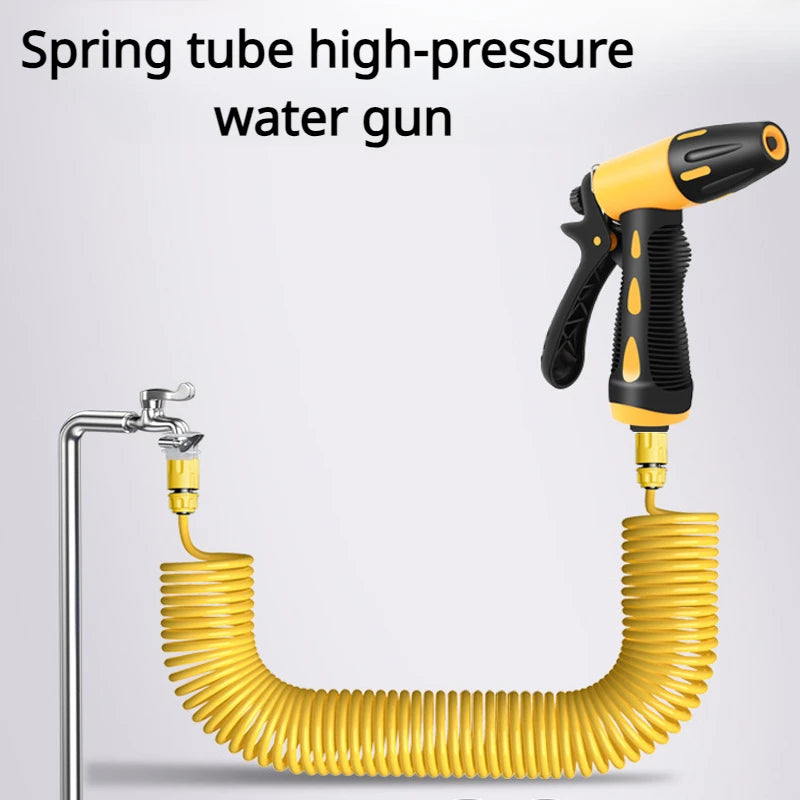 High-Pressure Car Wash Hose & Nozzle Set 10–30m | Extension Pressure Wash Hose Set QXL