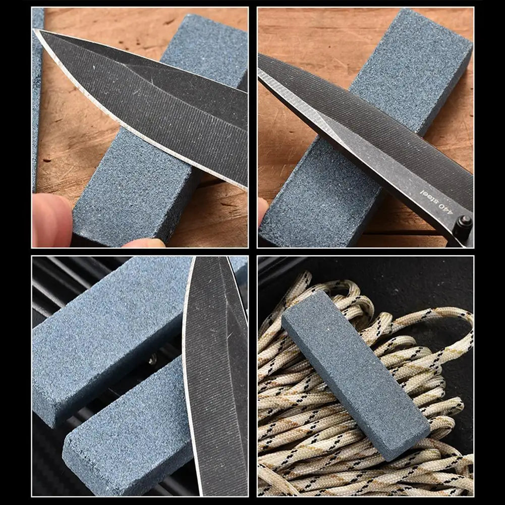 240 Grit Silicon Carbide Pocket Whetstone | Mini Knife Sharpener Sharpening Whetstone QXL