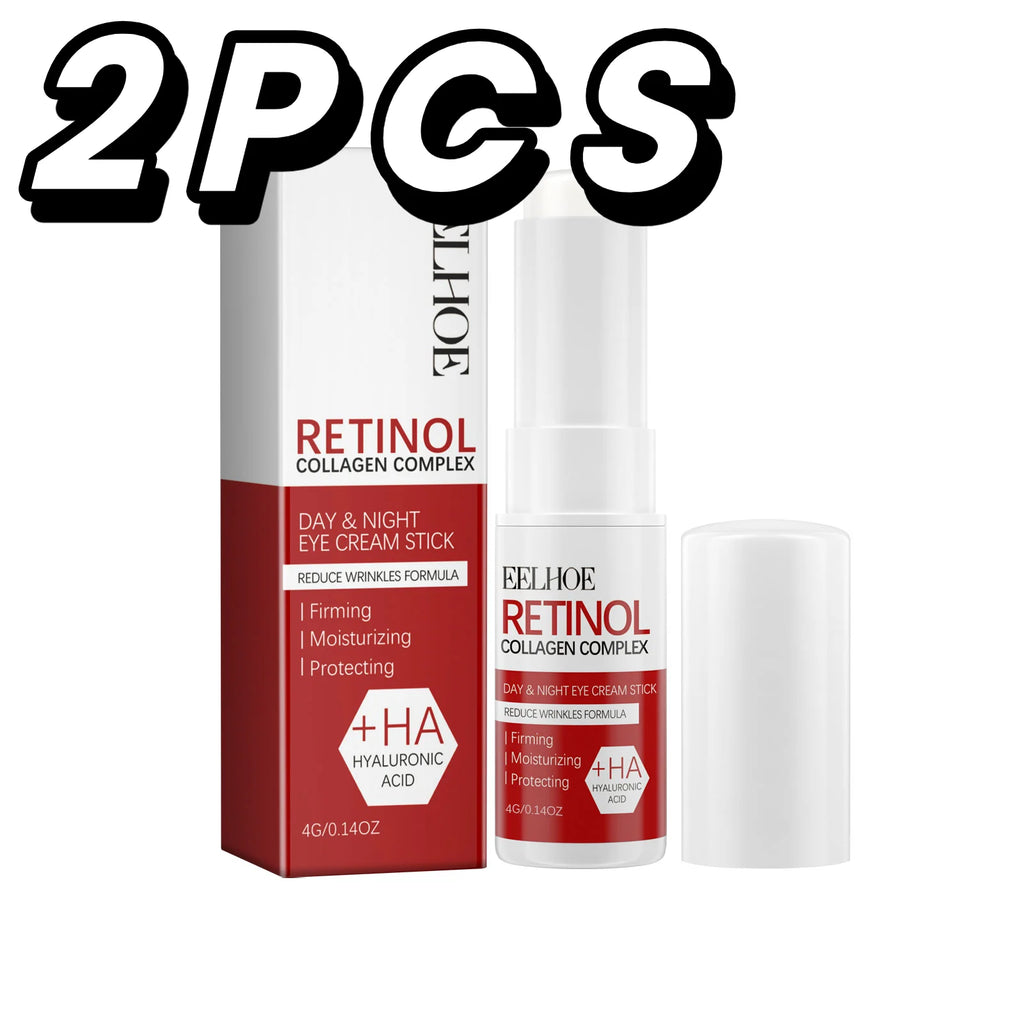 Hoygi Retinol Eye Cream Stick | Collagen & Hyaluronic Acid Eye Cream Stick QXL 2PCS