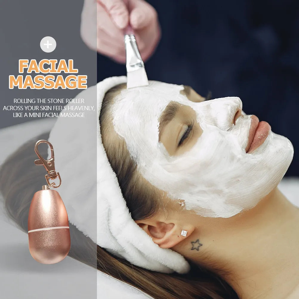 Volcanic Stone Oil Absorbing Face Roller | Reusable Skin Tool Oil Absorbing Roller QXL