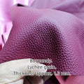 Top-Grain Cowhide Leather Sheet 1–1.2mm | Burgundy & Pink DIY Leather Craft Sheet QXL Wine red 20x30cm China Mainland