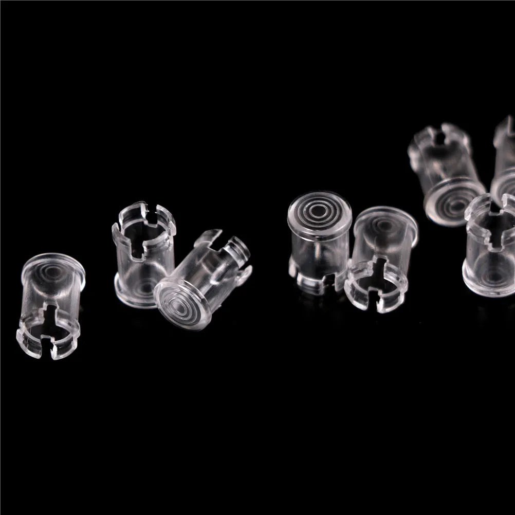 10-Pack 5mm Clear LED Lampshade Protectors | Plastic Covers LED Lampshade Cover QXL