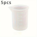 5-Piece Silicone Liquid Measuring Cups | Baking & Cooking Set Measuring Cup Set QXL 5pcs