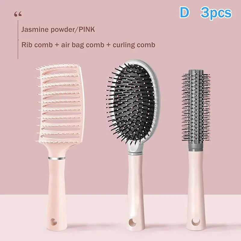 Curly Hair Styling Comb | Anti-Frizz & Volume Brush Hair Styling Comb QXL D 3pcs