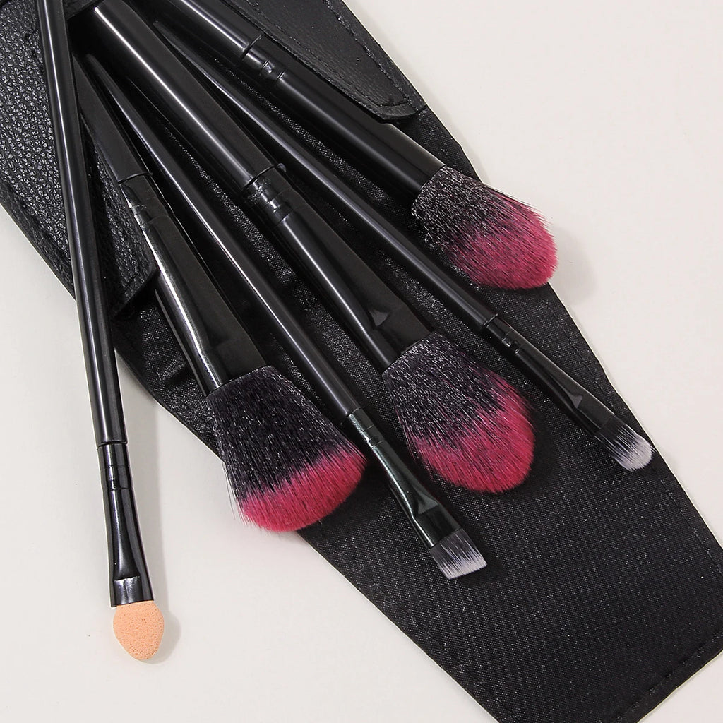 KOSSHOW 8-Pc Professional Makeup Brush Set | Travel Kit Makeup Brush Set QXL