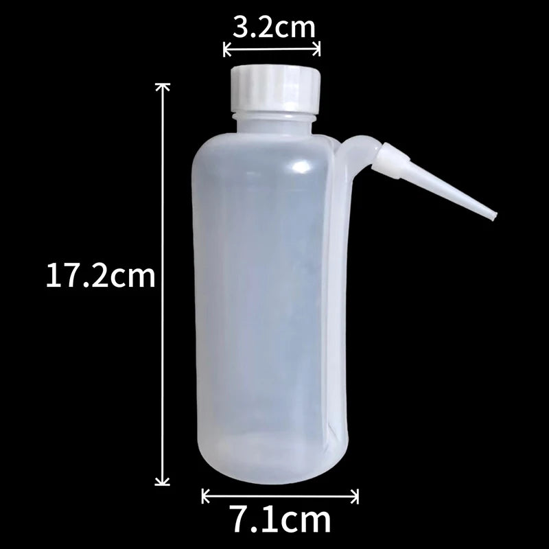 500ml PE Refillable Squirt Wash Bottle | Multipurpose Empty Container Refillable Squirt Bottle QXL
